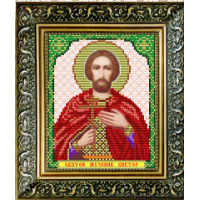 Икона для вышивки бисером «Святой мученик Виктор» (Схема или набор)